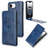 iPhone 16e / 17e Magnetic Vertical Flip Leather Phone Case - Blue