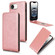 iPhone 16e / 17e Magnetic Vertical Flip Leather Phone Case - Rose Gold