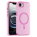 iPhone 16e / 17e MagSafe Frosted Translucent TPU + PC Full Coverage Phone Case - Pink