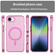 iPhone 16e / 17e MagSafe Frosted Translucent TPU + PC Full Coverage Phone Case - Pink