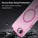 iPhone 16e / 17e MagSafe Frosted Translucent TPU + PC Full Coverage Phone Case - Pink