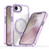 iPhone 16e / 17e MagSafe Magnetic Clear Phone Case - Purple