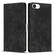 iPhone 16e / 17e Mandala Embossed Retro Frosted Leather Phone Case - Black
