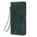 iPhone 16e / 17e Mandala Embossed Retro Frosted Leather Phone Case - Green