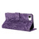 iPhone 16e / 17e Mandala Embossed Retro Frosted Leather Phone Case - Purple
