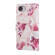 iPhone 16e / 17e Marble Bronzing Stitching Leather Phone Case - Rose Gold