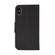 iPhone 16e / 17e Mercury Contrast Color Splicing Leather Phone Case - Black