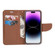 iPhone 16e / 17e Mercury Contrast Color Splicing Leather Phone Case - Brown