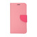 iPhone 16e / 17e Mercury Contrast Color Splicing Leather Phone Case - Pink
