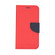 iPhone 16e / 17e Mercury Contrast Color Splicing Leather Phone Case - Red
