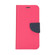 iPhone 16e / 17e Mercury Contrast Color Splicing Leather Phone Case - Rose Red
