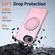 iPhone 16e / 17e Metal Rotation Holder MagSafe TPU Hybrid PC Phone Case - Pink