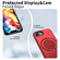 iPhone 16e / 17e Metal Rotation Holder MagSafe TPU Hybrid PC Phone Case - Red