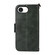 iPhone 16e / 17e Multi-card Slots Crossbody Cowhide Leather Phone Case - Green