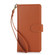 iPhone 16e / 17e Multi-Card Wallet RFID Leather Phone Case - Brown