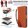 iPhone 16e / 17e Multi-Card Wallet RFID Leather Phone Case - Brown