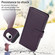 iPhone 16e / 17e Multi-Card Wallet RFID Leather Phone Case - Dark Purple