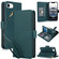iPhone 16e / 17e Multi-Card Wallet RFID Leather Phone Case - Green