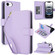 iPhone 16e / 17e Multi-Card Wallet RFID Leather Phone Case - Light Purple