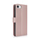 iPhone 16e / 17e Multi-Card Wallet RFID Leather Phone Case - Rose Gold