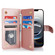 iPhone 16e / 17e Multi-Card Wallet RFID Leather Phone Case - Rose Gold