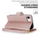 iPhone 16e / 17e Multi-Card Wallet RFID Leather Phone Case - Rose Gold