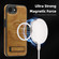 iPhone 16e / 17e Multi-function Holder MagSafe PU Phone Case - Brown