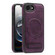 iPhone 16e / 17e Multi-function Holder MagSafe PU Phone Case - Deep Purple