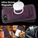 iPhone 16e / 17e Multi-function Holder MagSafe PU Phone Case - Deep Purple