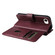 iPhone 16e / 17e Multi-Function Wallet 10 Card Slots Leather Phone Case - Claret