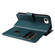 iPhone 16e / 17e Multi-Function Wallet 10 Card Slots Leather Phone Case - Dark Green