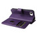 iPhone 16e / 17e Multi-Function Wallet 10 Card Slots Leather Phone Case - Violet