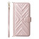iPhone 16e / 17e Multifunctional 6-Card Slots Leather Phone Case with Wrist Strap - Pink