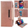 iPhone 16e / 17e Multifunctional 7-Cards Wallet Leather Phone Case - Rose Gold