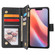 iPhone 16e / 17e Multifunctional Multi-Card Wallet Phone Leather Case - Black