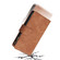 iPhone 16e / 17e Multifunctional Multi-Card Wallet Phone Leather Case - Brown