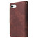 iPhone 16e / 17e Multifunctional Multi-Card Wallet Phone Leather Case - Coffee