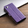 iPhone 16e / 17e N.BEKUS CSJ-P1 Solid Color Leather Phone Case - Purple