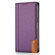 iPhone 16e / 17e N.BEKUS P3 RFID Stitching Magnetic Flip Leather Phone Case - Purple