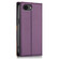 iPhone 16e / 17e N.BEKUS P3 RFID Stitching Magnetic Flip Leather Phone Case - Purple
