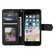 iPhone 16e / 17e Nail Skin Feel Stitching Calf Texture Leather Phone Case - Black