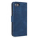 iPhone 16e / 17e Nail Skin Feel Stitching Calf Texture Leather Phone Case - Blue