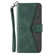 iPhone 16e / 17e Nail Skin Feel Stitching Calf Texture Leather Phone Case - Green