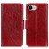 iPhone 16e / 17e Nappa Texture Leather Case - Red