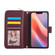iPhone 16e / 17e Nine-card Slots Zipper Wallet Bag Leather Phone Case - Wine Red