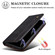 iPhone 16e / 17e Oil Wax Crazy Horse Texture Leather Phone Case - Black