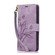 iPhone 16e / 17e Orchid Butterfly Embossed Leather Phone Case - Purple