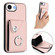 iPhone 16e / 17e Organ Card Bag Ring Holder Phone Case - Pink