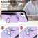 iPhone 16e / 17e Organ Card Bag Ring Holder Phone Case - Purple