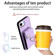 iPhone 16e / 17e Organ Card Bag Ring Holder Phone Case - Purple